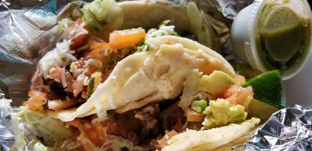 Steak Tacos on Fresh Tortillas